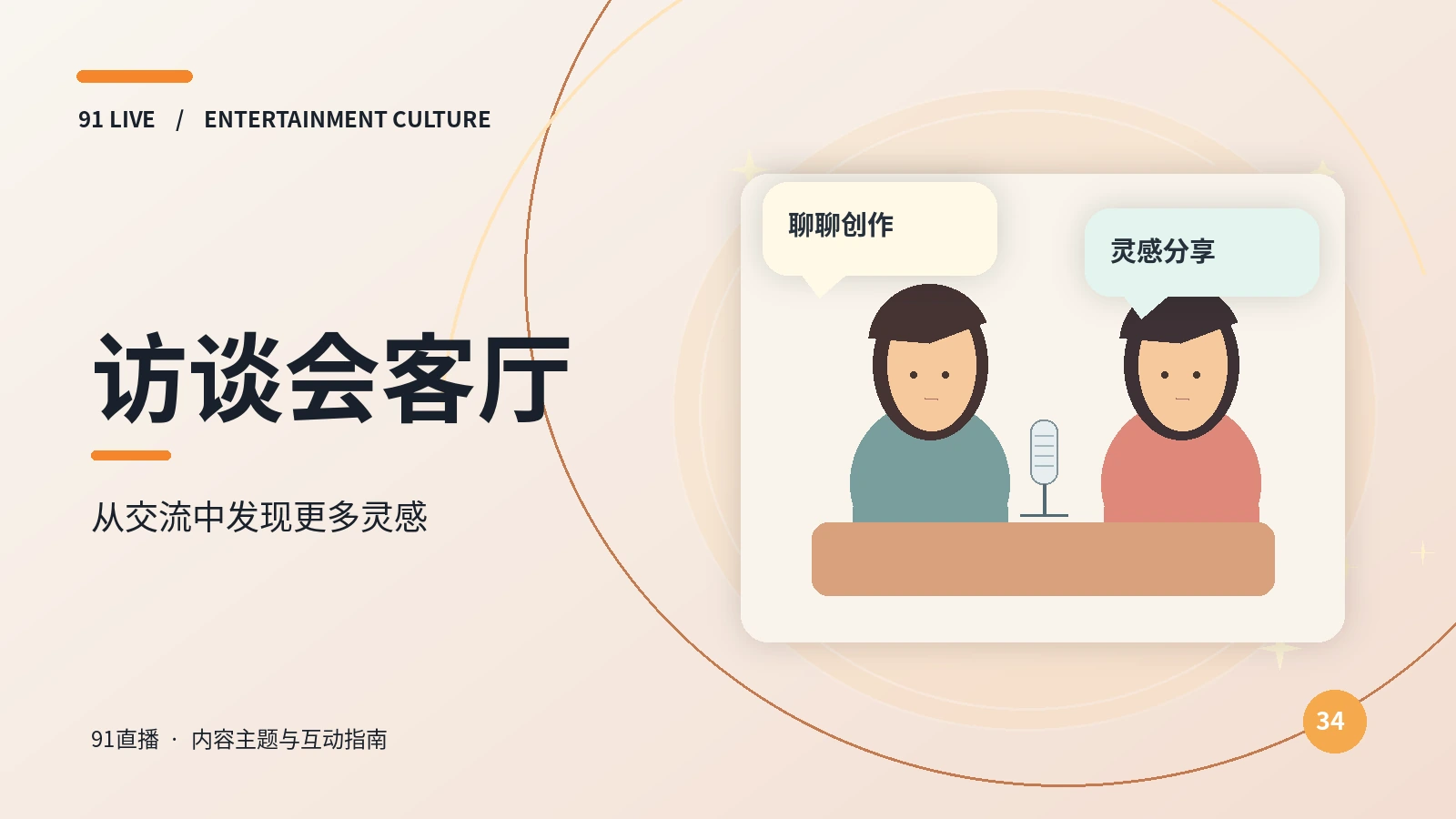 访谈会客厅